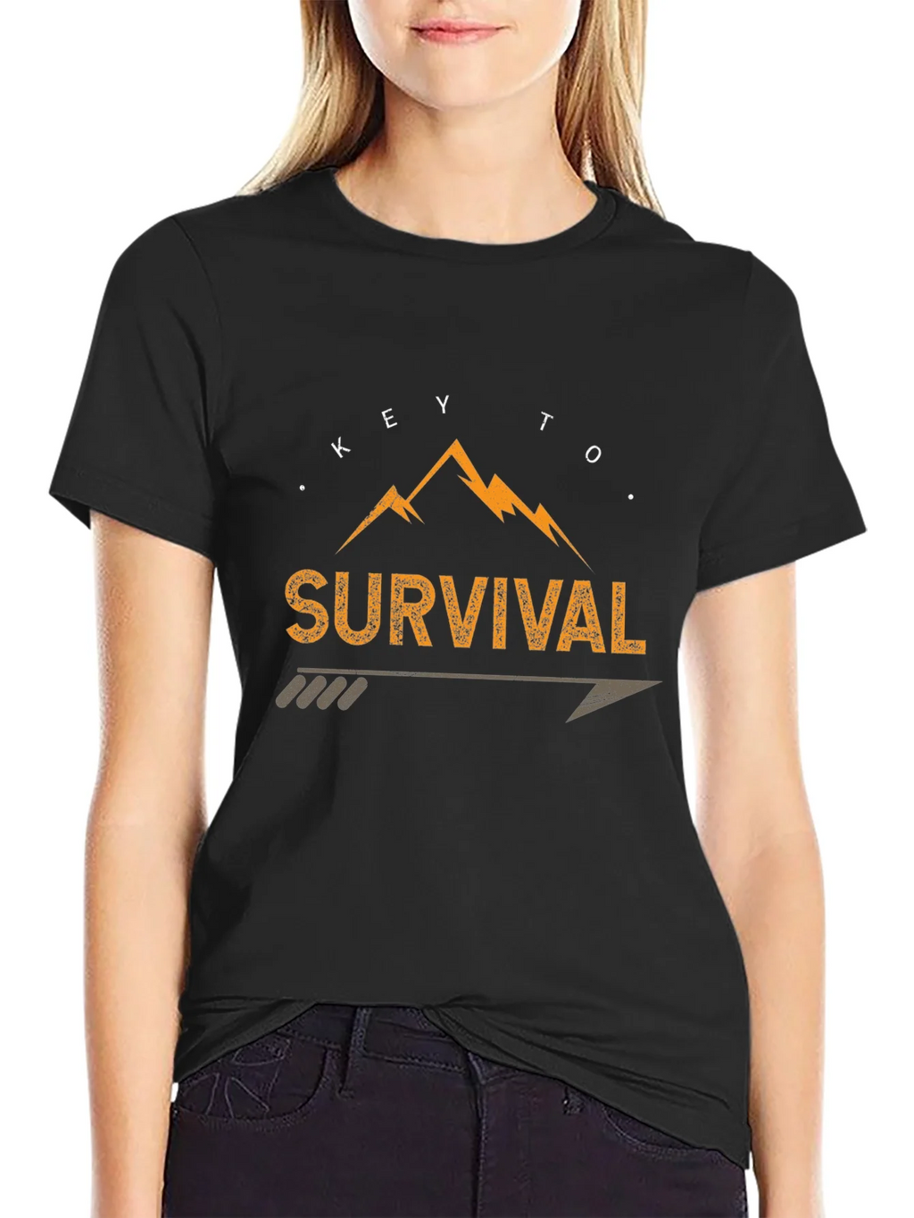 Key To Survival Mountain Arrow T-Shirt product image 2