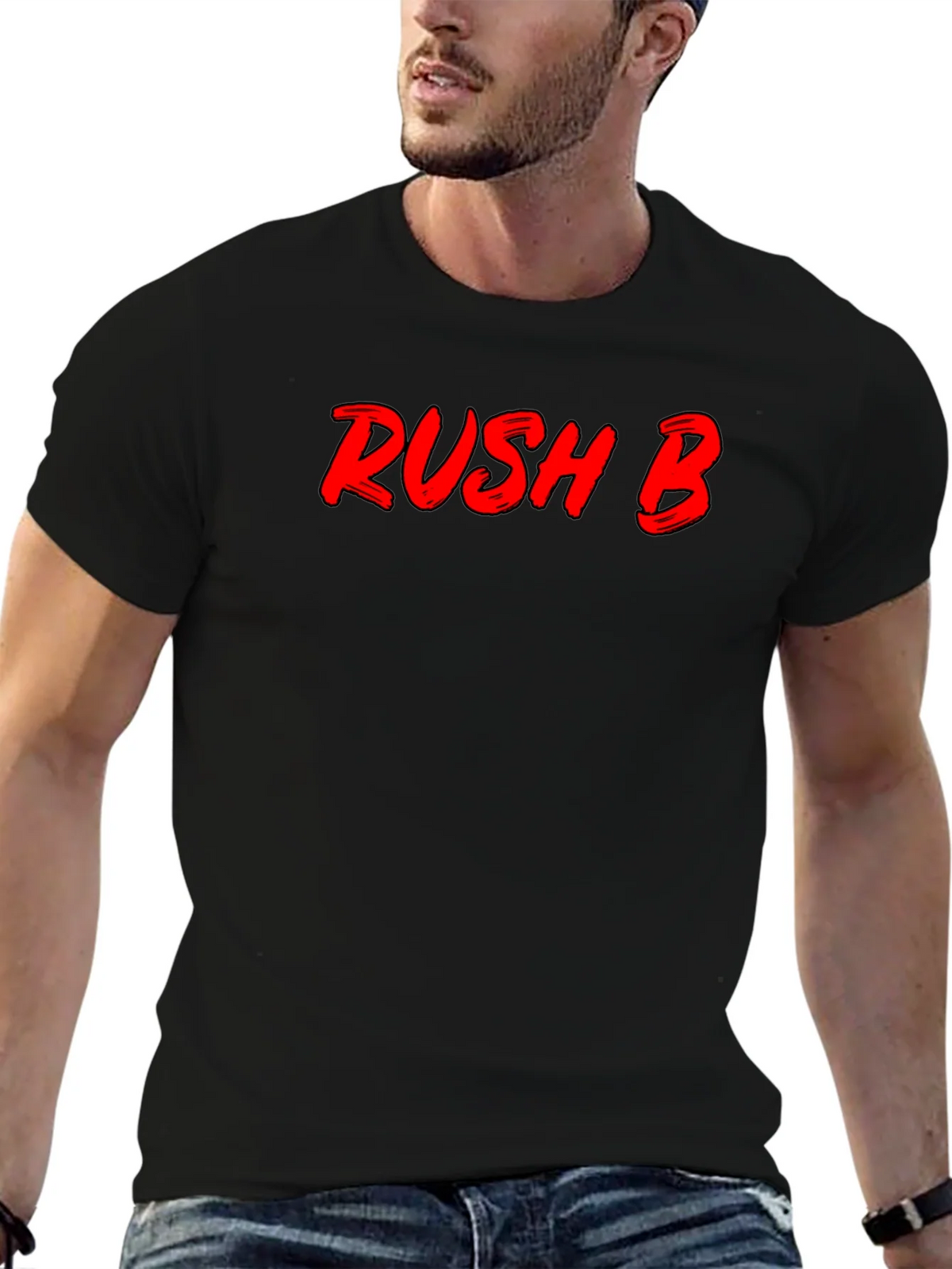 Rush B Graphic T-Shirt - Bold Statement Tee product image 6