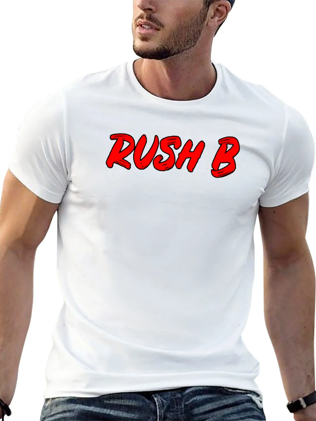 Rush B Graphic T-Shirt - Bold Statement Tee product image 12