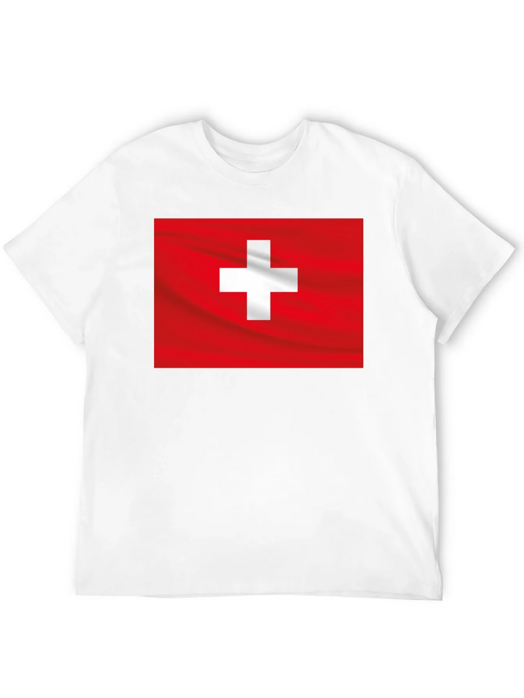 Swiss Flag Graphic Black T-Shirt product image 11