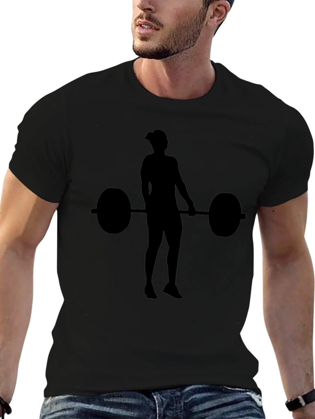 Weightlifting Silhouette T-Shirt product image 6
