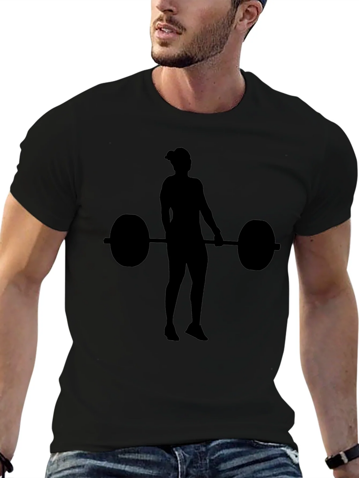 Weightlifting Silhouette T-Shirt product image 6