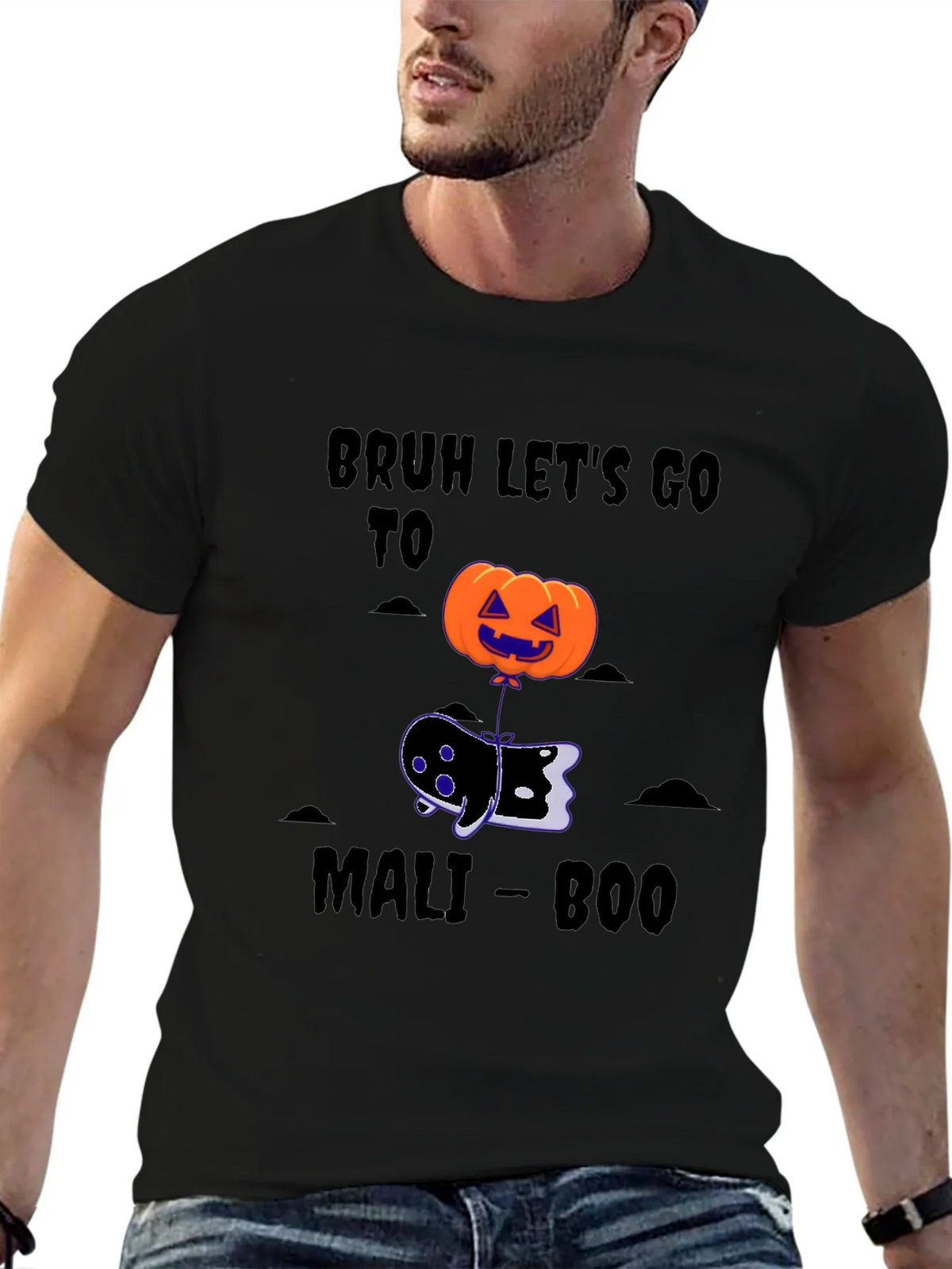 Bruh Lets Go To Mali-Boo Halloween T-Shirt product image 5