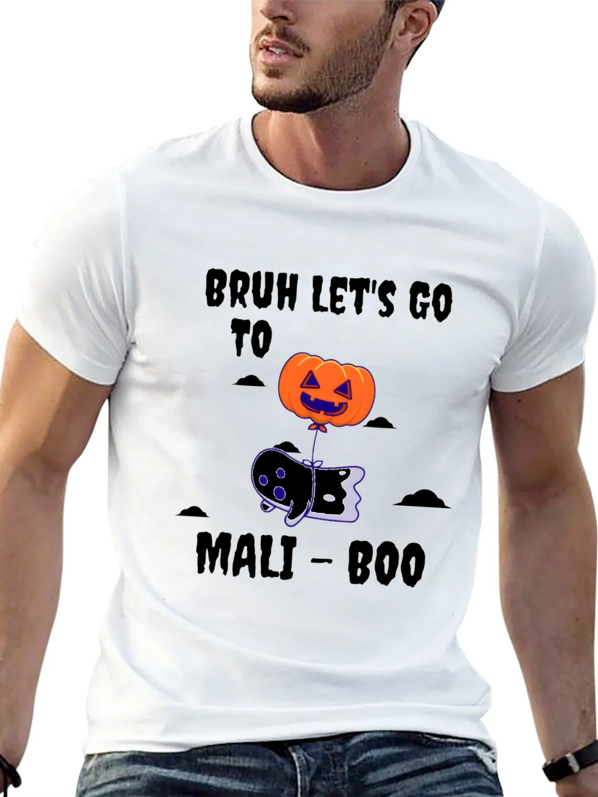 Bruh Lets Go To Mali-Boo Halloween T-Shirt product image 10