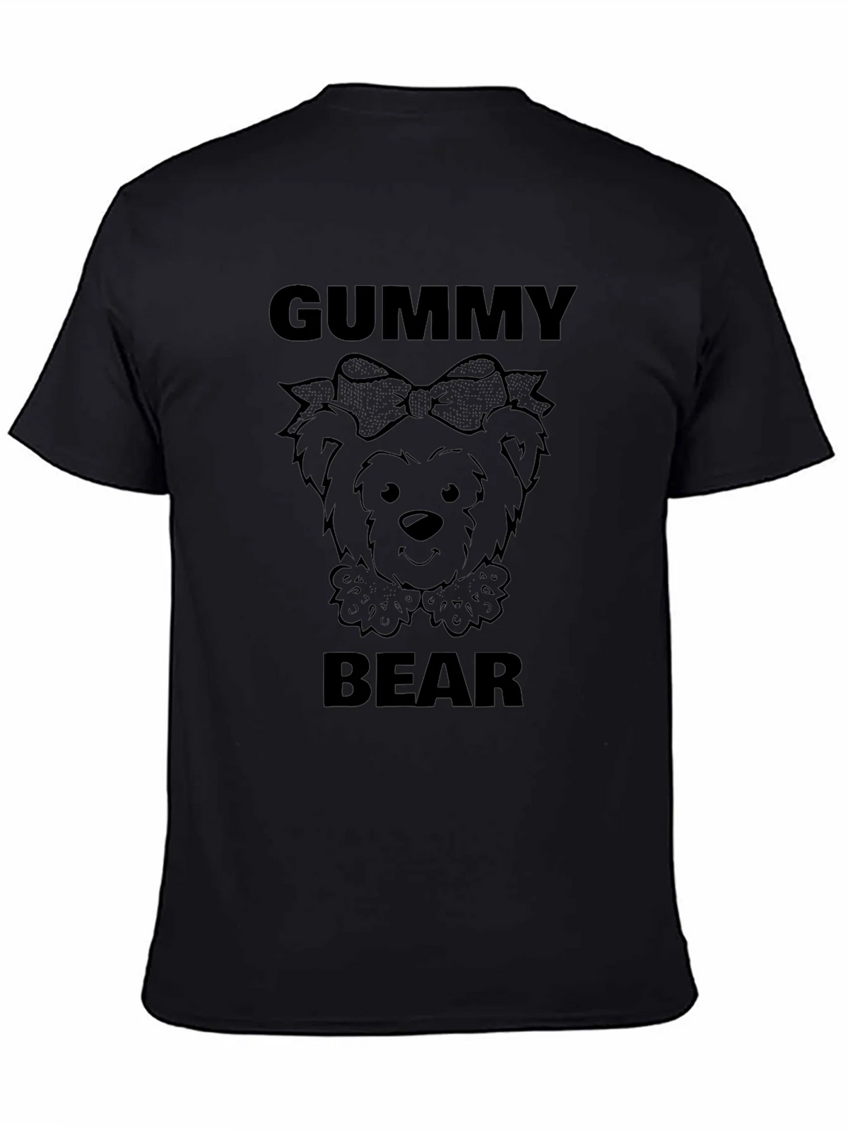 Gummy Bear Graphic Tee - Black Unisex T-Shirt product image 4
