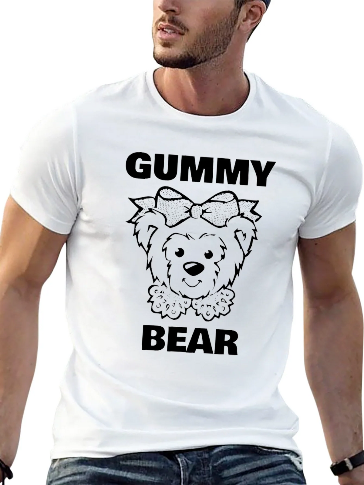 Gummy Bear Graphic Tee - Black Unisex T-Shirt product image 12