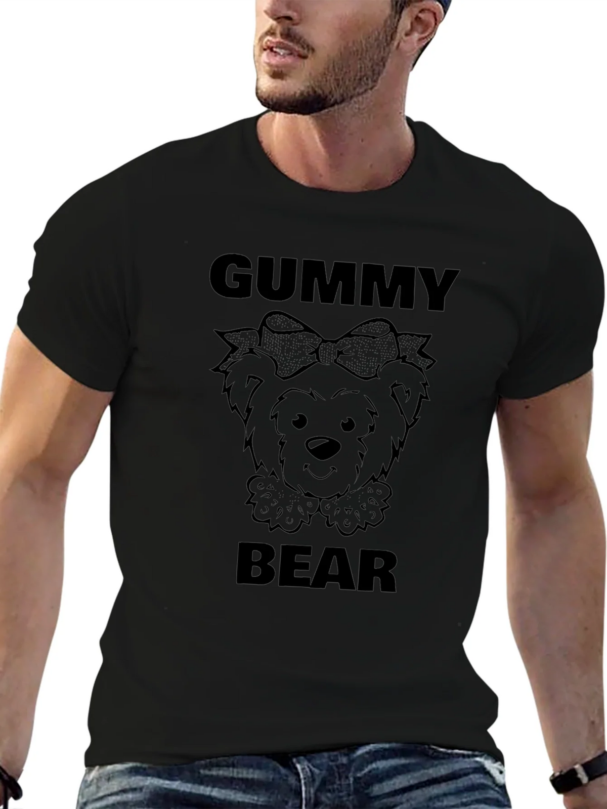 Gummy Bear Graphic Tee - Black Unisex T-Shirt product image 6