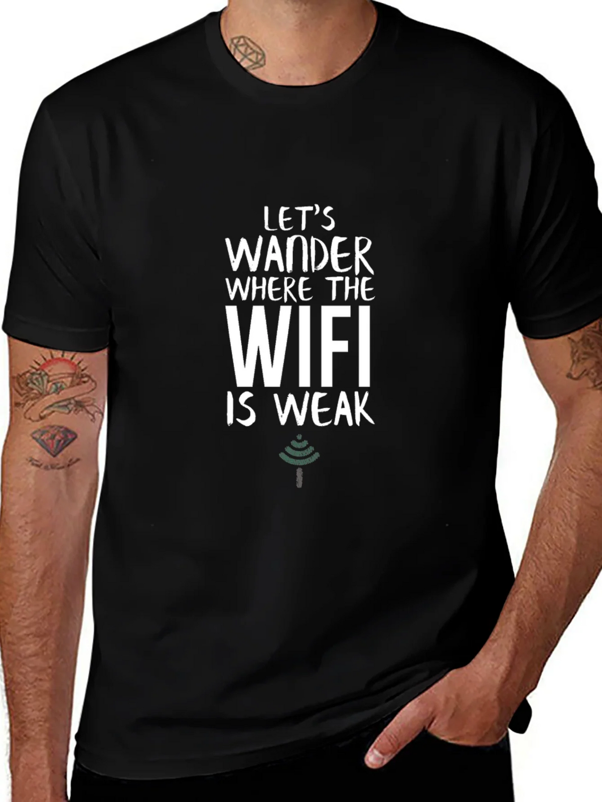 Wander Where the WiFi is Weak T-Shirt product image 1