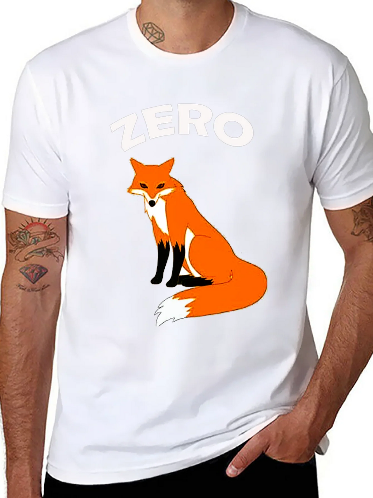 Zero Fox Given T-Shirt - Cute Animal Graphic Tee product image 7