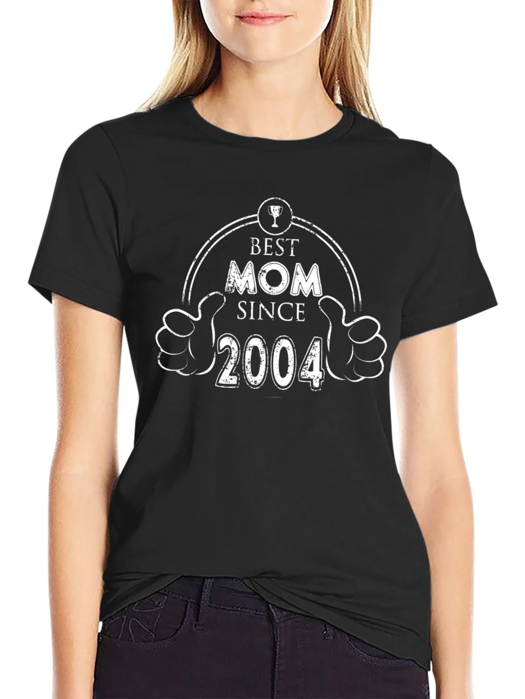 Best Mom Since 2004 Graphic Tee - Black product image 2