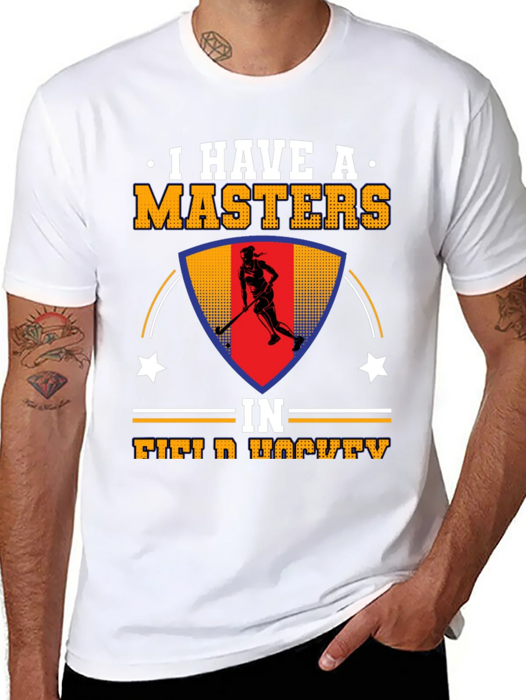 I Have A Masters In Field Hockey T-Shirt product image 7