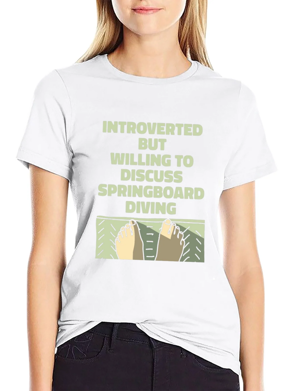 Introverted Springboard Diving T-Shirt product image 8