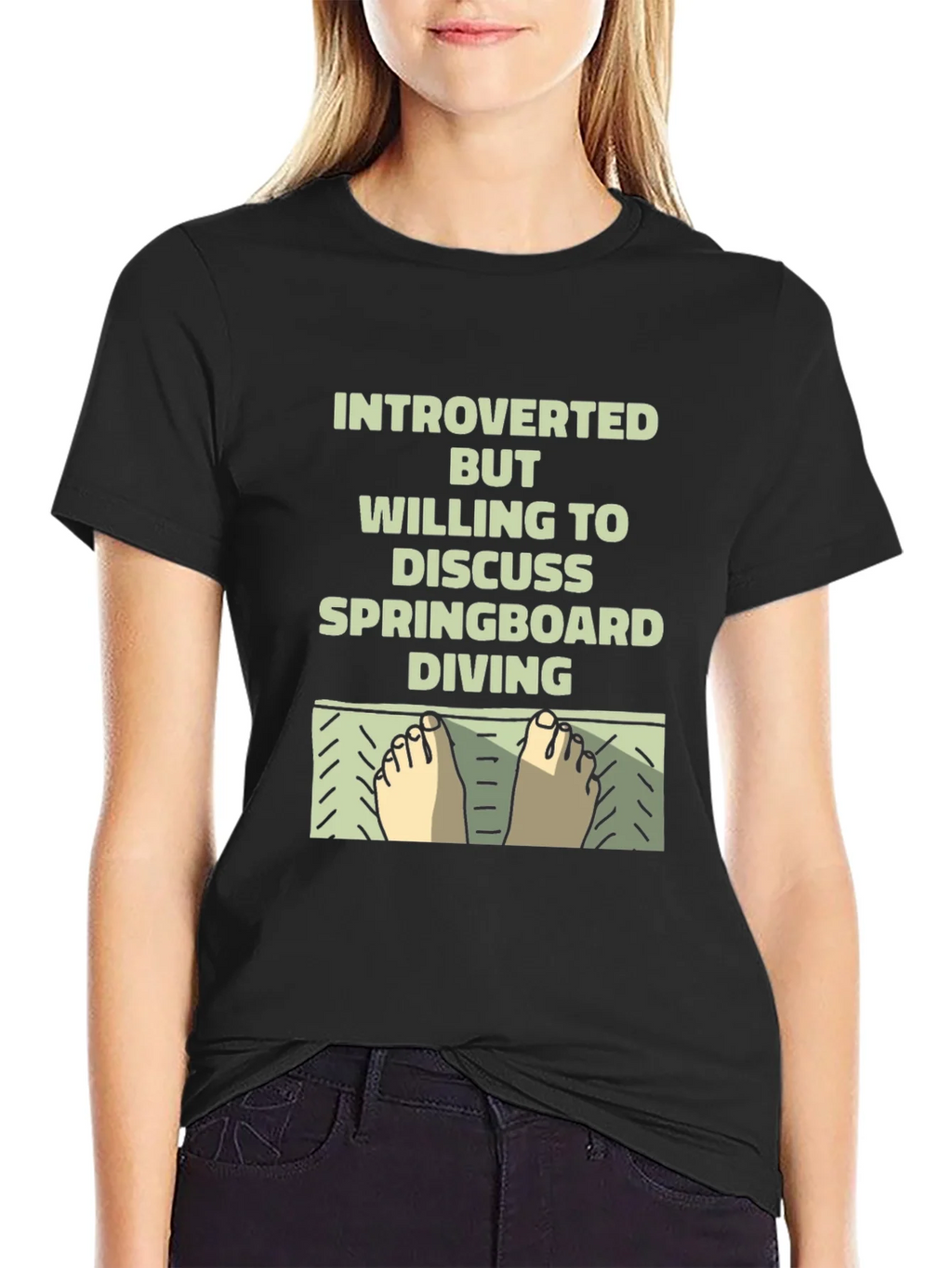 Introverted Springboard Diving T-Shirt product image 2