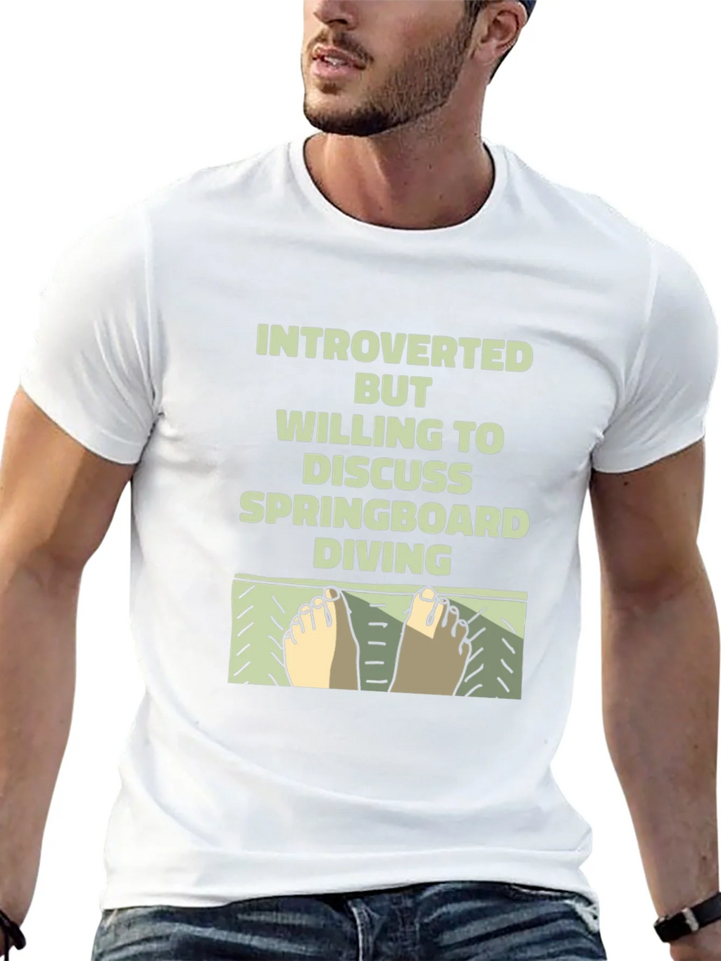 Introverted Springboard Diving T-Shirt product image 12