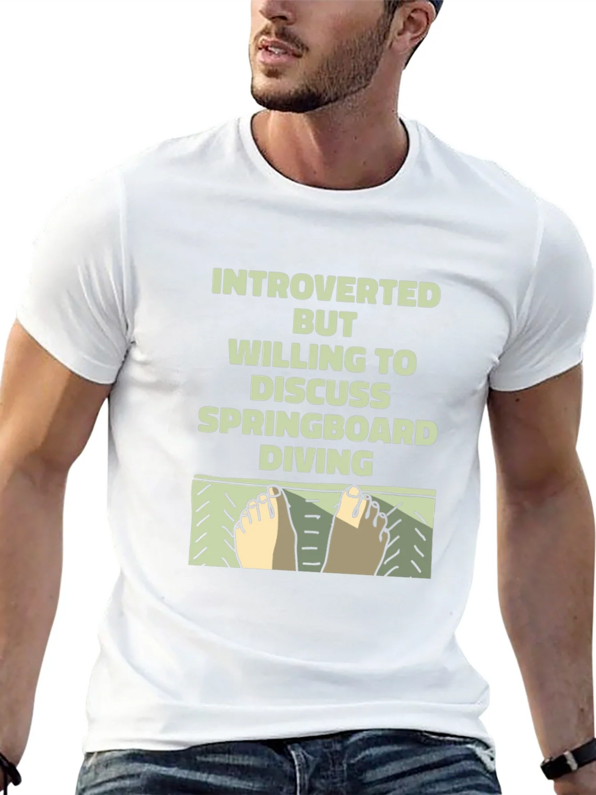 Introverted Springboard Diving T-Shirt product image 12