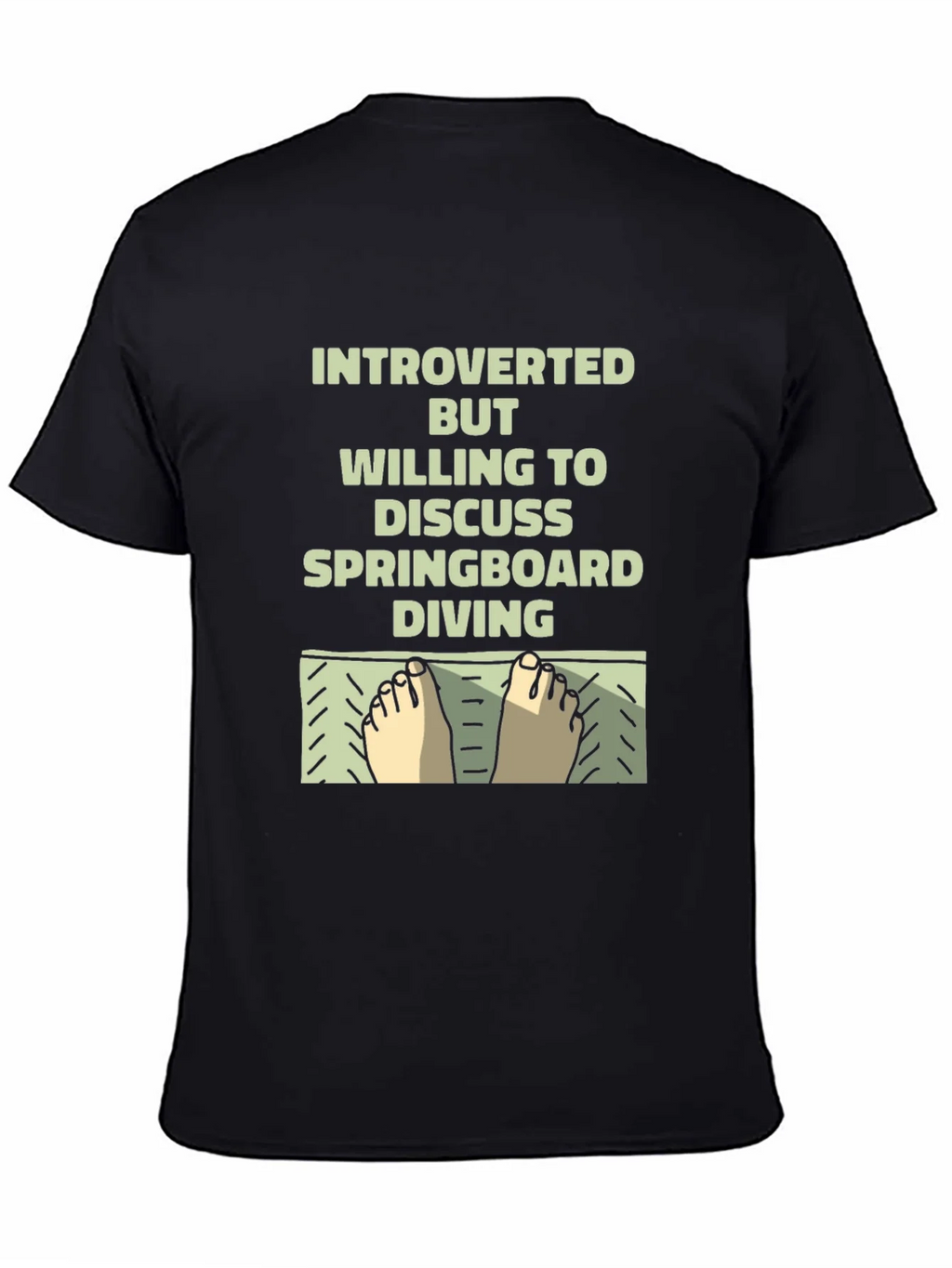 Introverted Springboard Diving T-Shirt product image 4