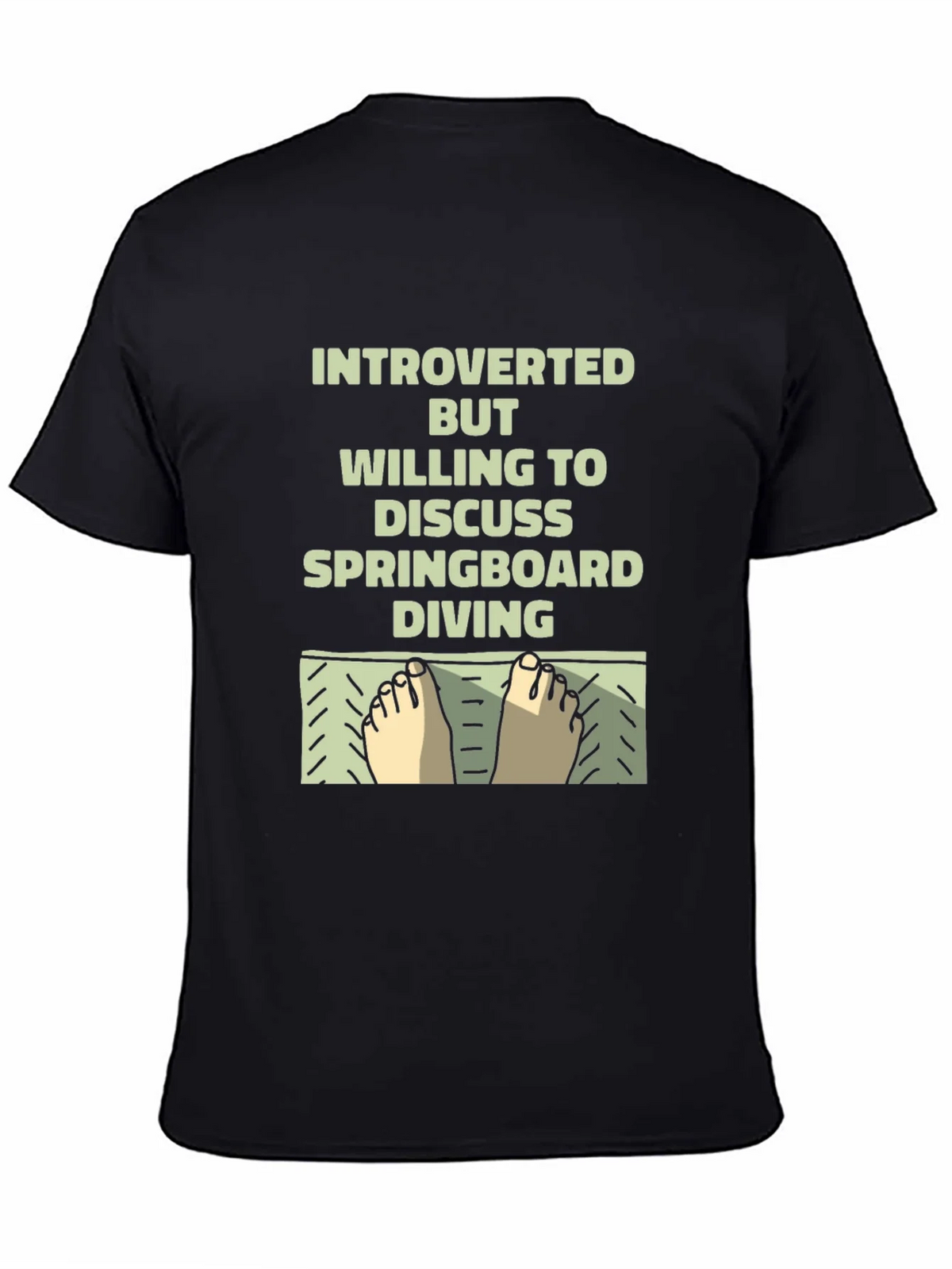 Introverted Springboard Diving T-Shirt product image 4