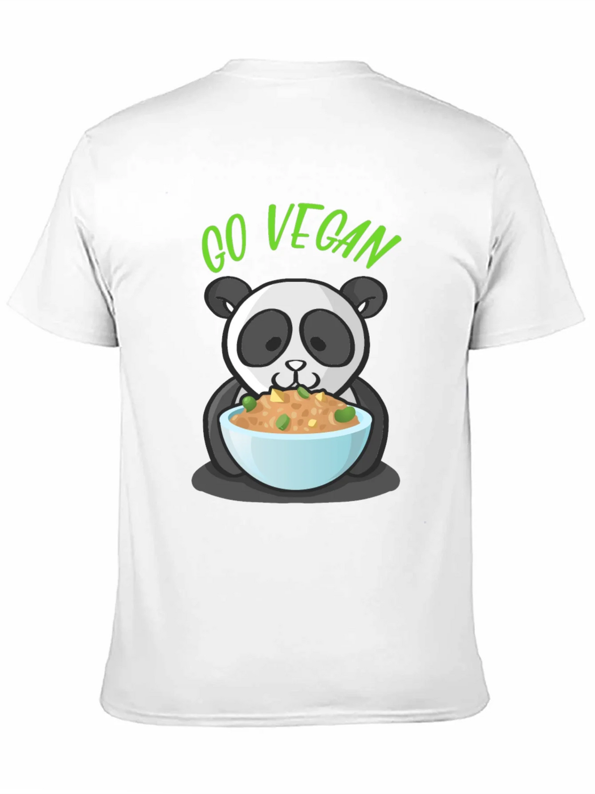 Go Vegan Panda Graphic T-Shirt product image 7
