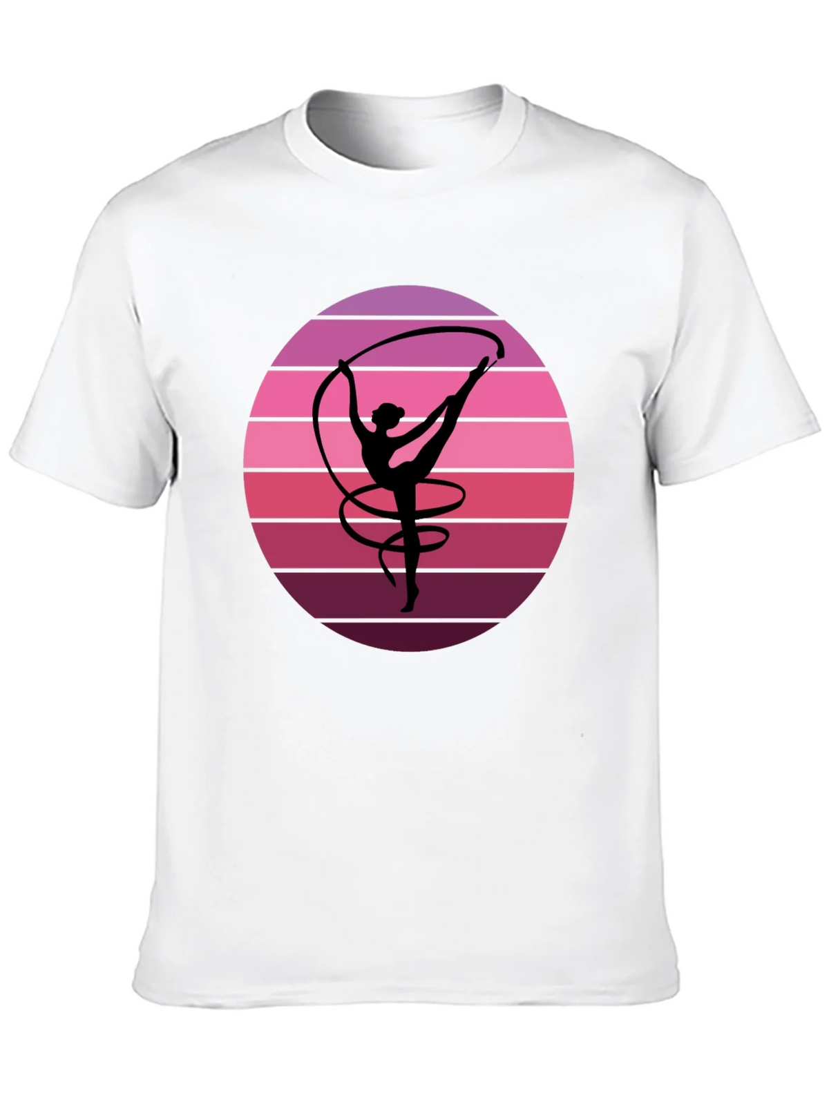 Rhythmic Gymnast Sunset Graphic Tee - Black product image 2