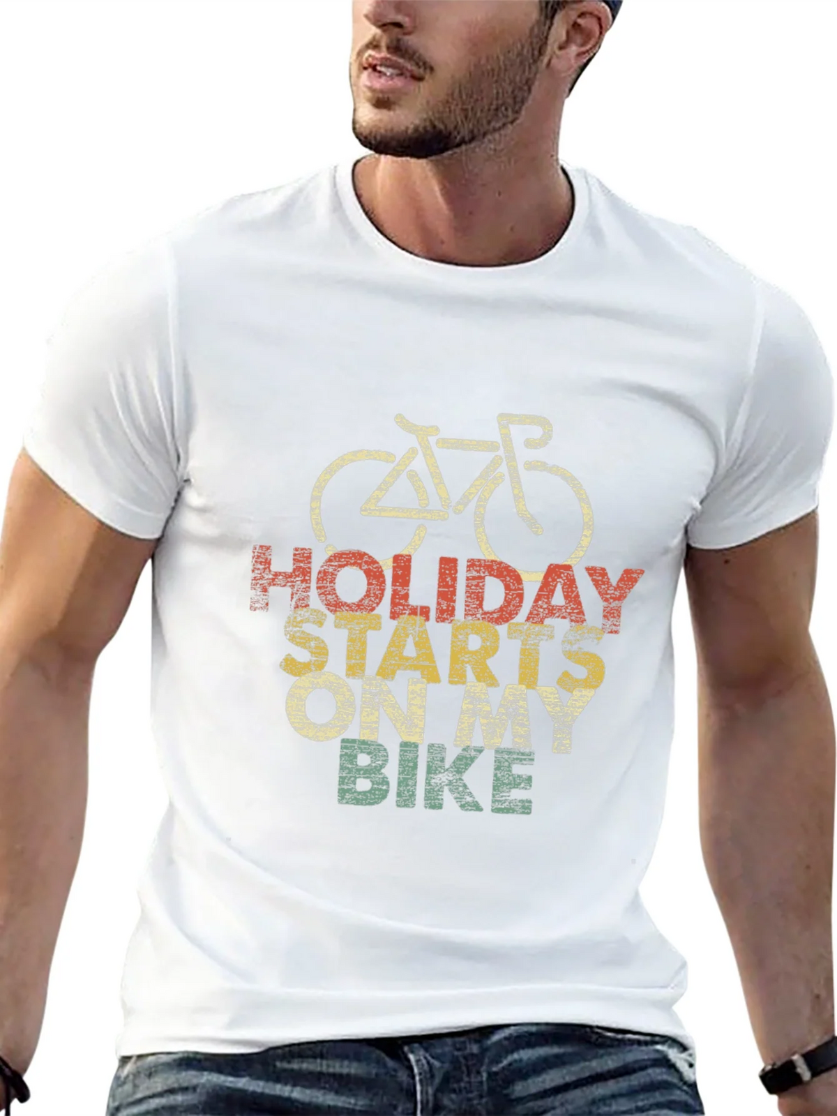 Holiday Starts On My Bike T-Shirt product image 12