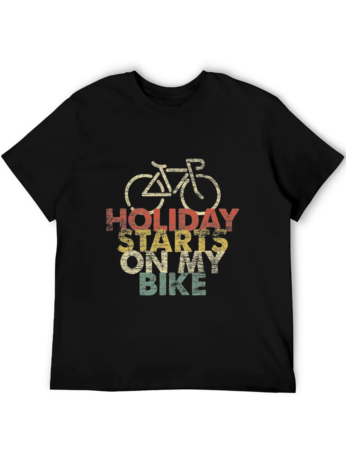 Holiday Starts On My Bike T-Shirt product image 5