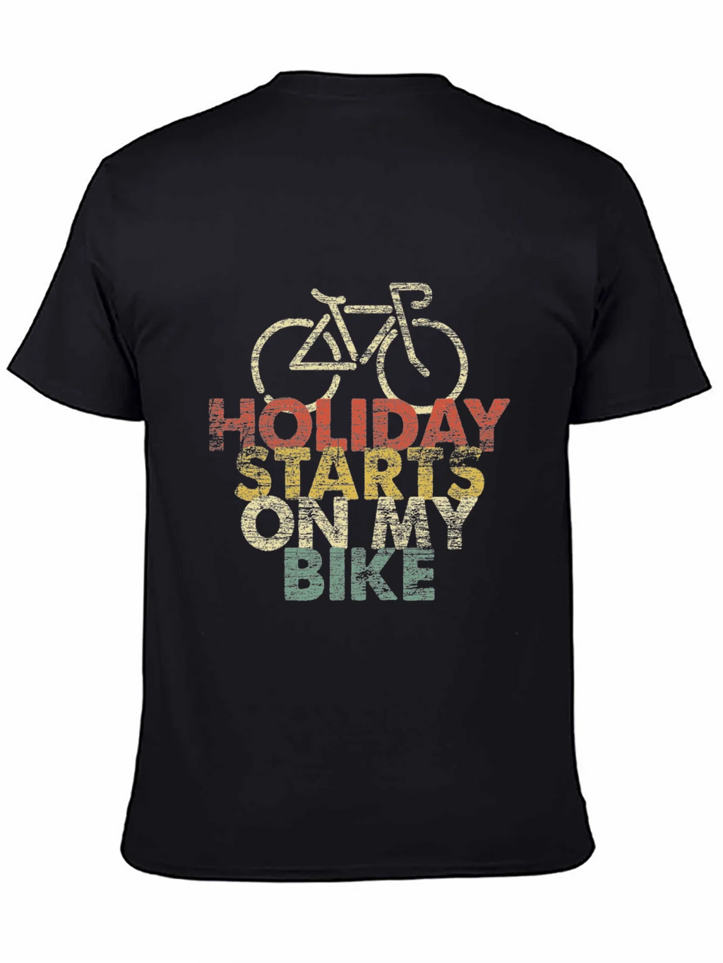 Holiday Starts On My Bike T-Shirt product image 4