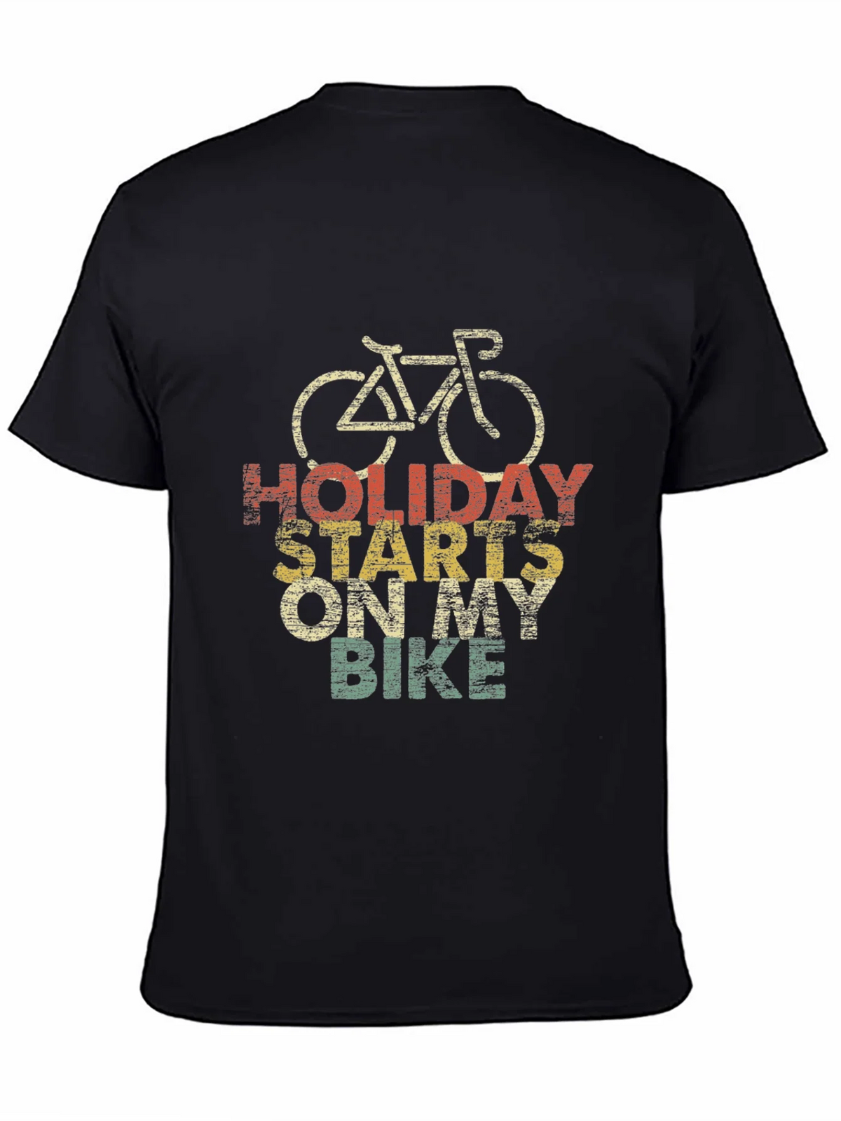 Holiday Starts On My Bike T-Shirt product image 4