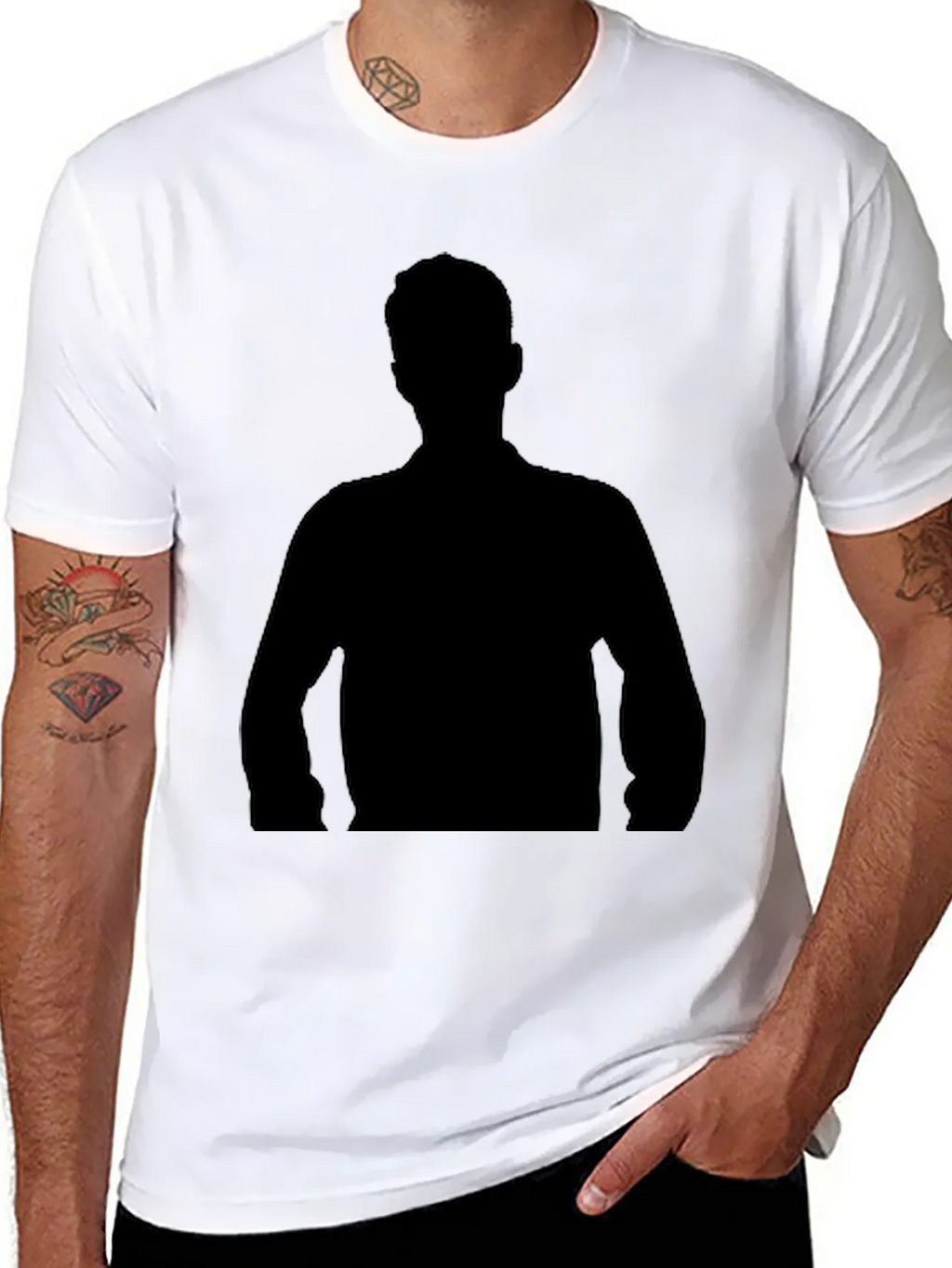 Black Silhouette Graphic Tee - Modern Fit product image 7