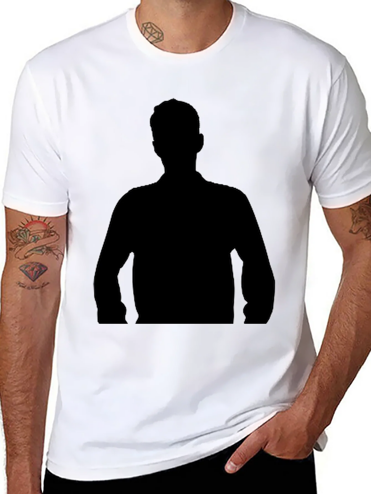 Black Silhouette Graphic Tee - Modern Fit product image 7