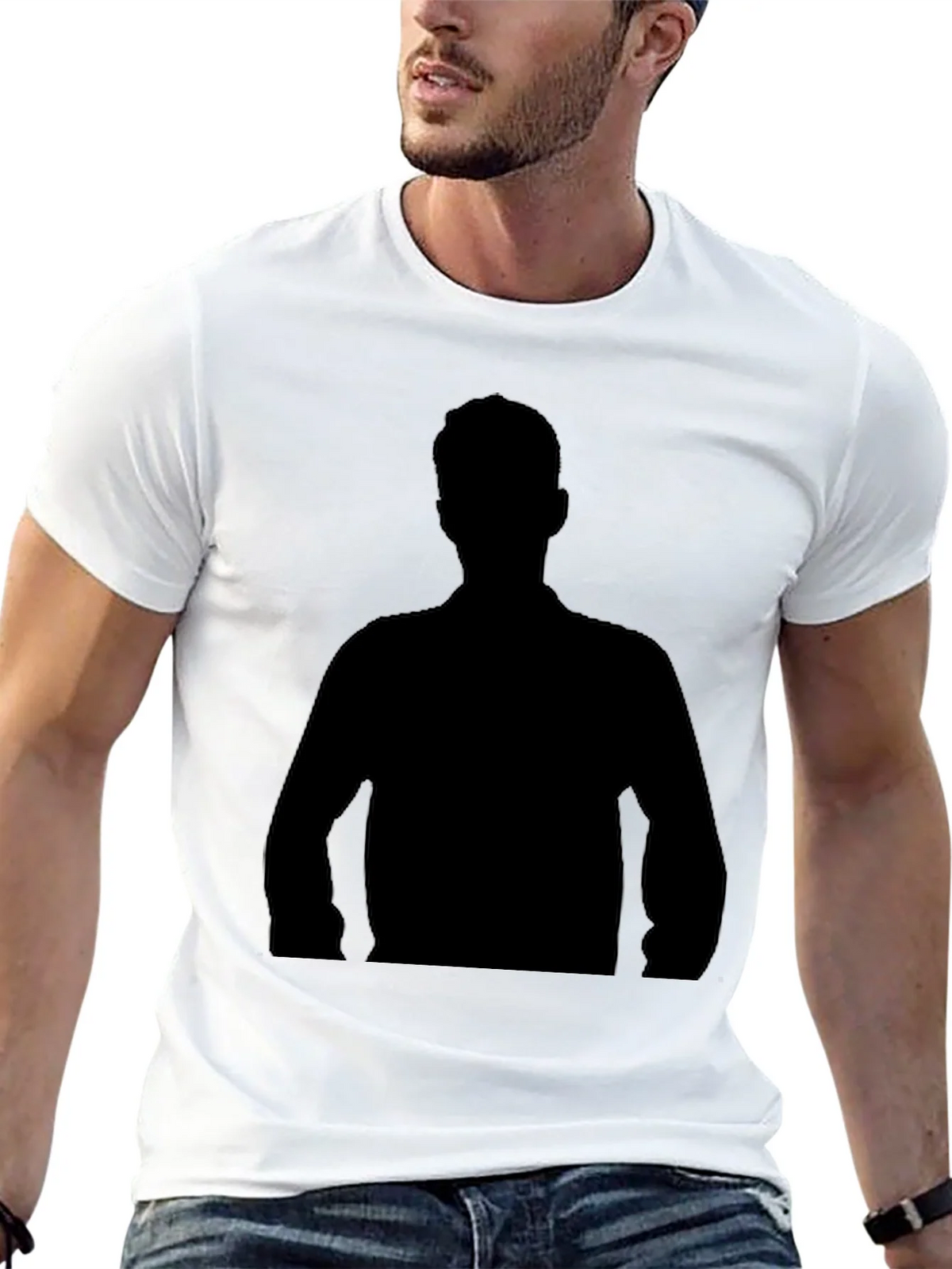 Black Silhouette Graphic Tee - Modern Fit product image 12