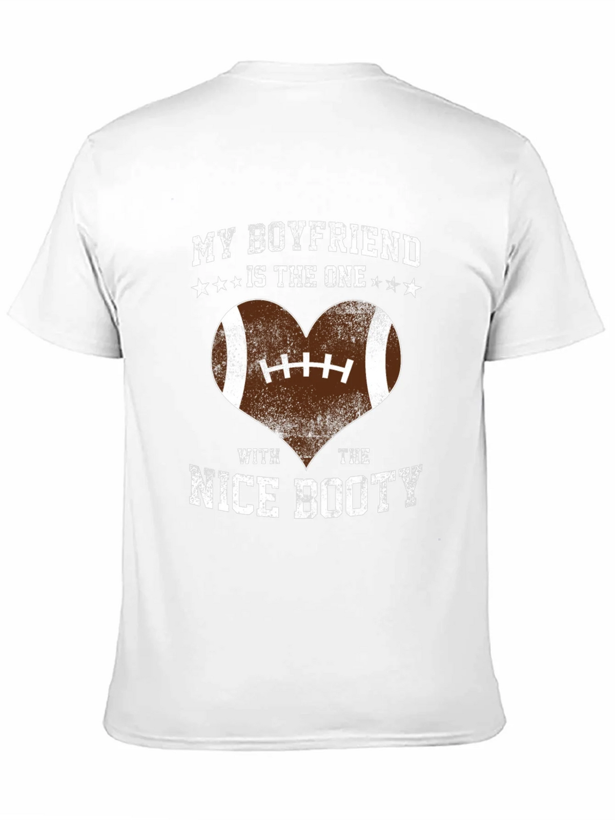 Boyfriend Nice Booty Football Heart T-Shirt product image 10