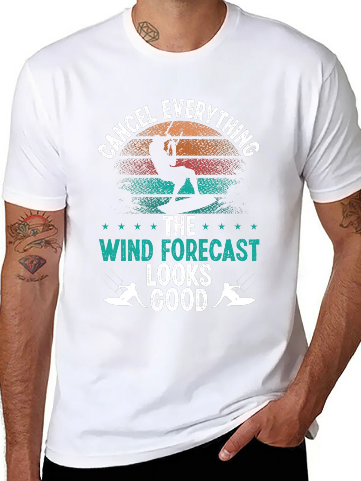 Kiteboarding Forecast Tee: Cancel Everything! product image 7