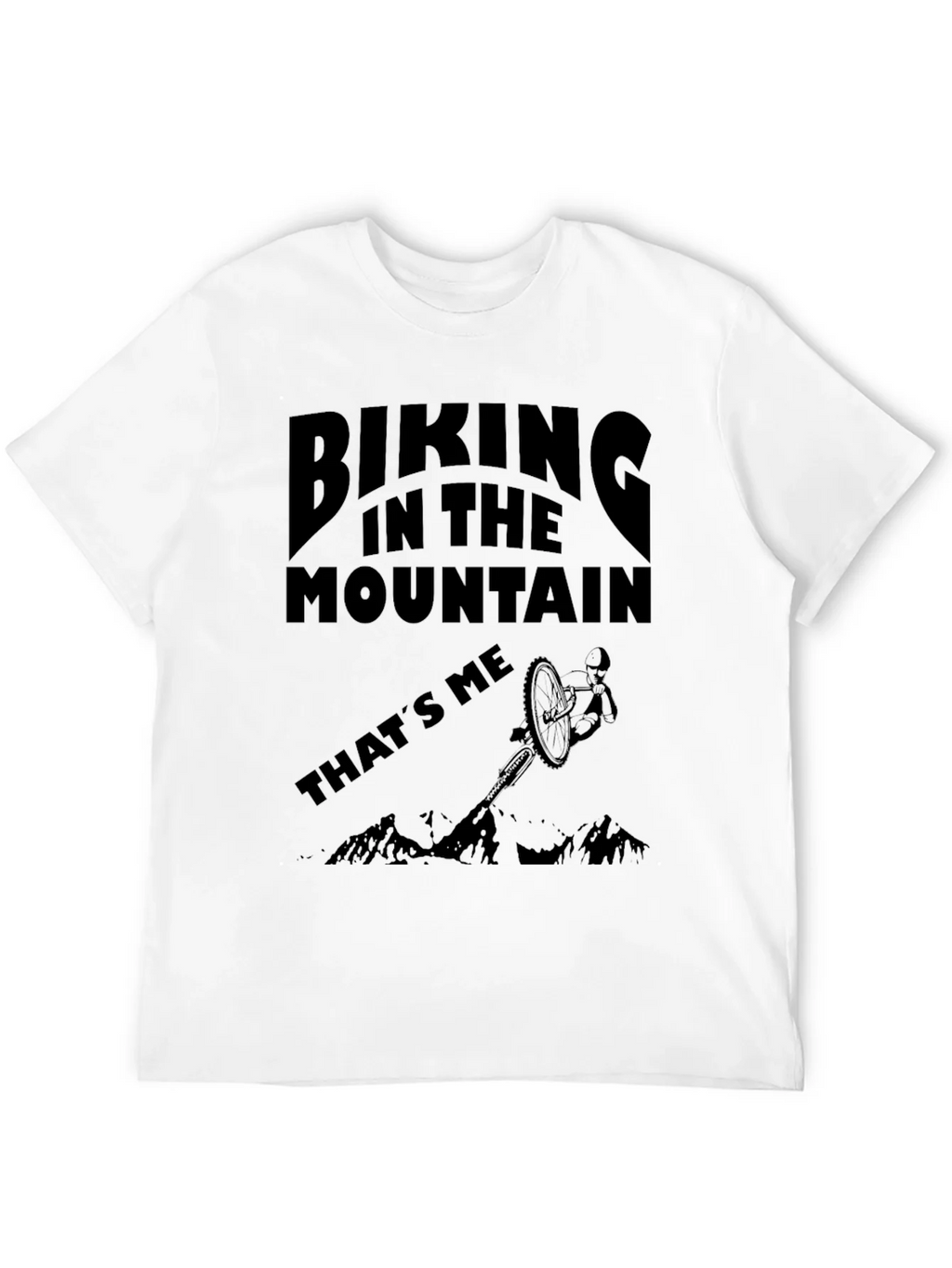 Biking in the Mountain Graphic Tee product image 9