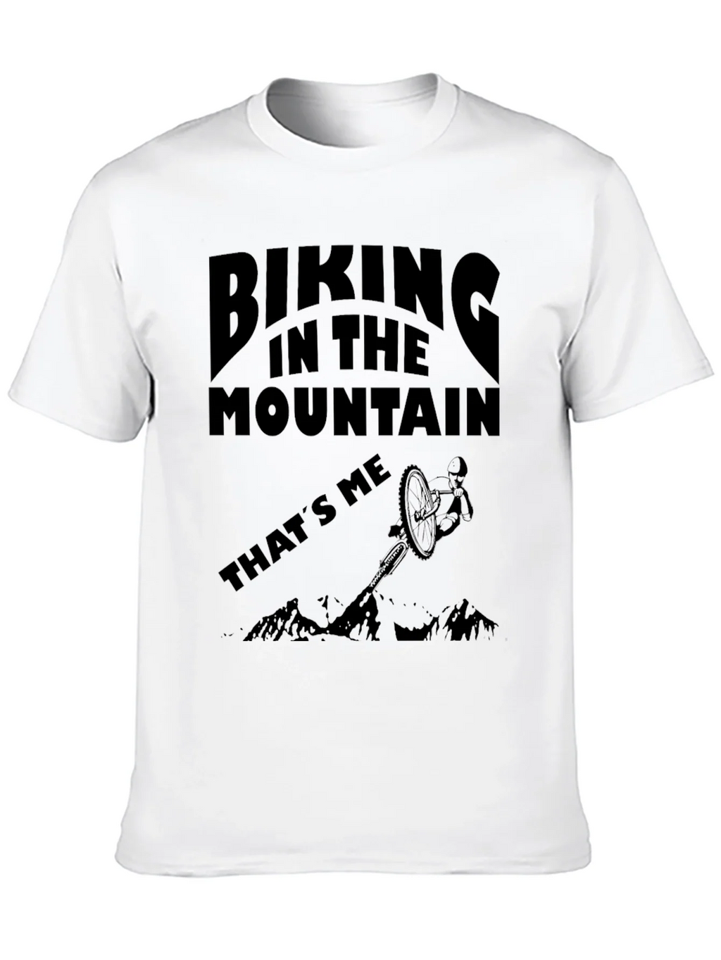 Biking in the Mountain Graphic Tee product image 7