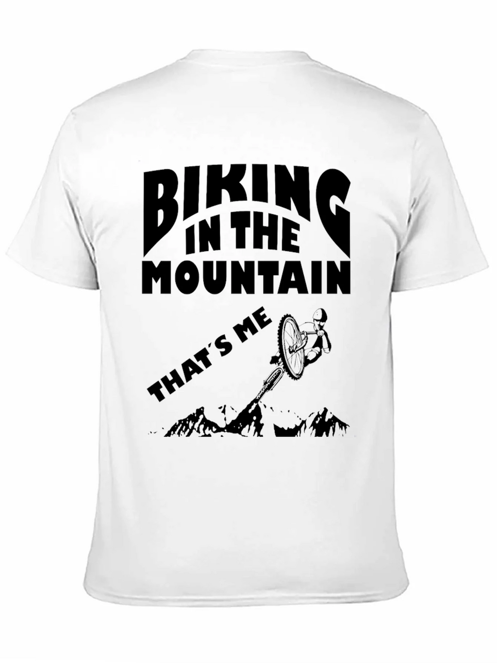 Biking in the Mountain Graphic Tee product image 8