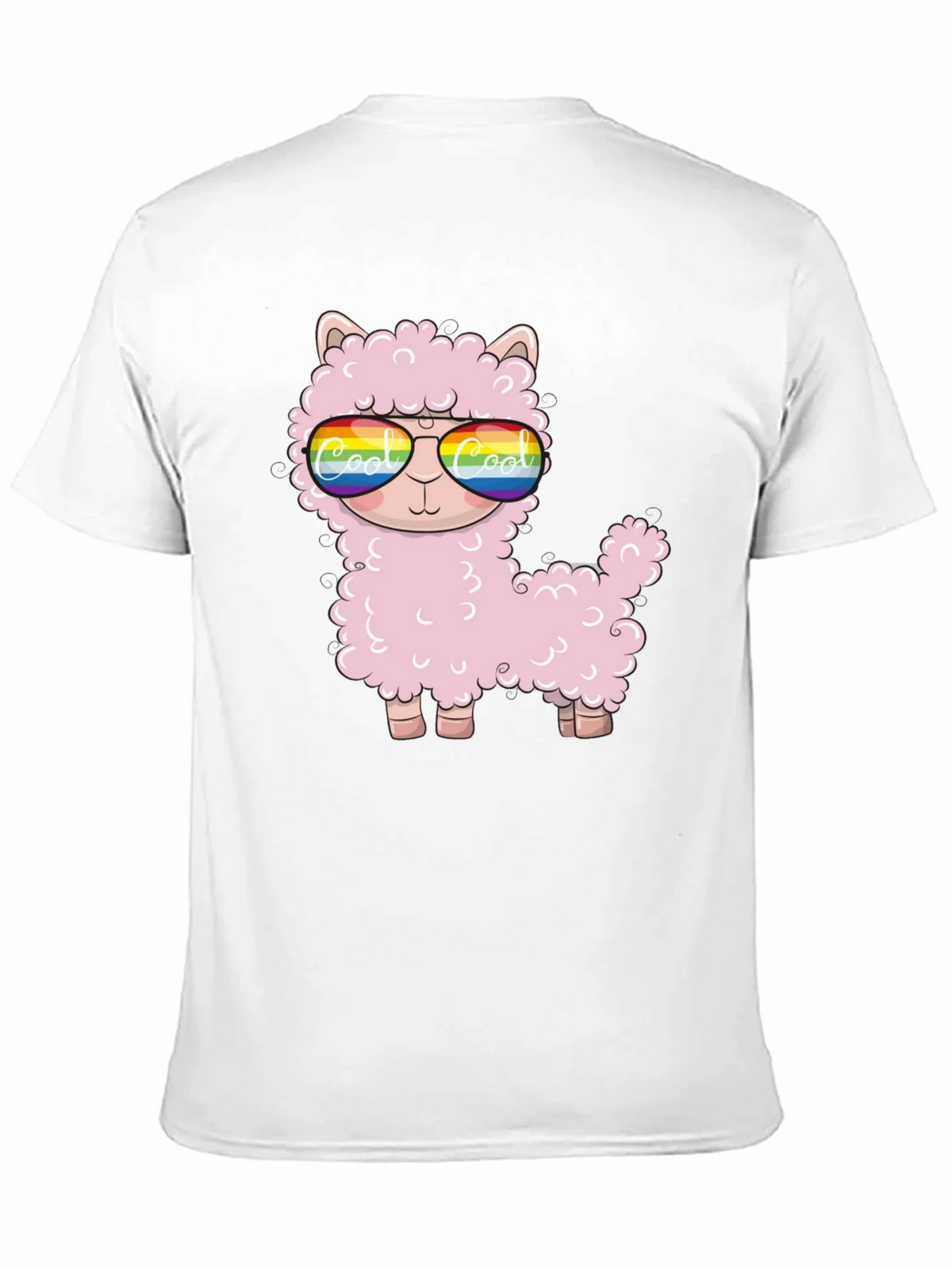 Cool Llama Black T-Shirt product image 10