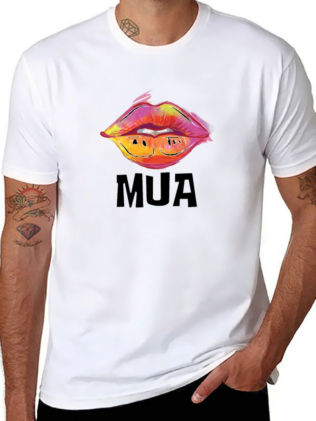 MUA Lips Graphic Tee - Stylish & Trendy product image 7
