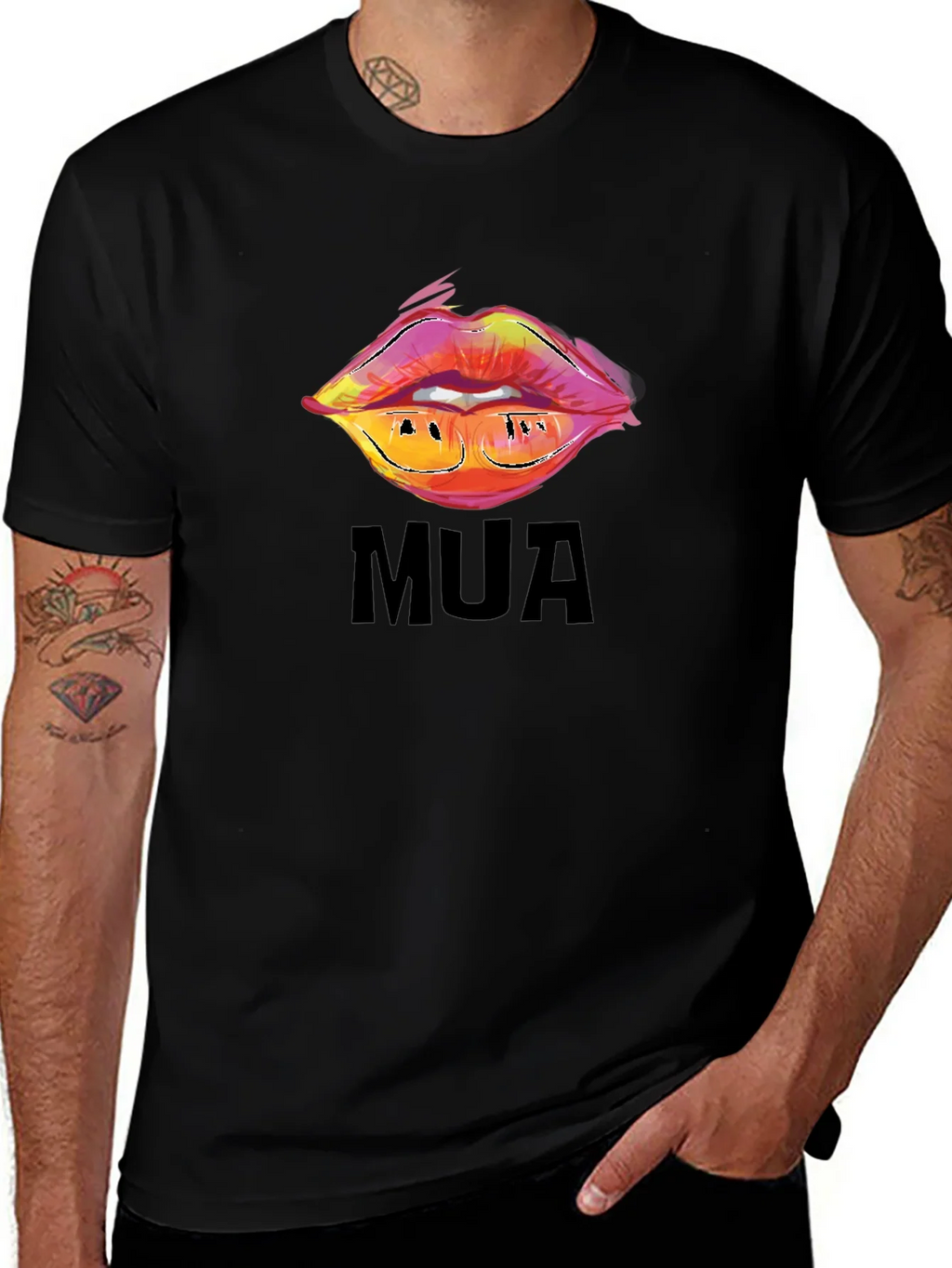 MUA Lips Graphic Tee - Stylish & Trendy product image 1