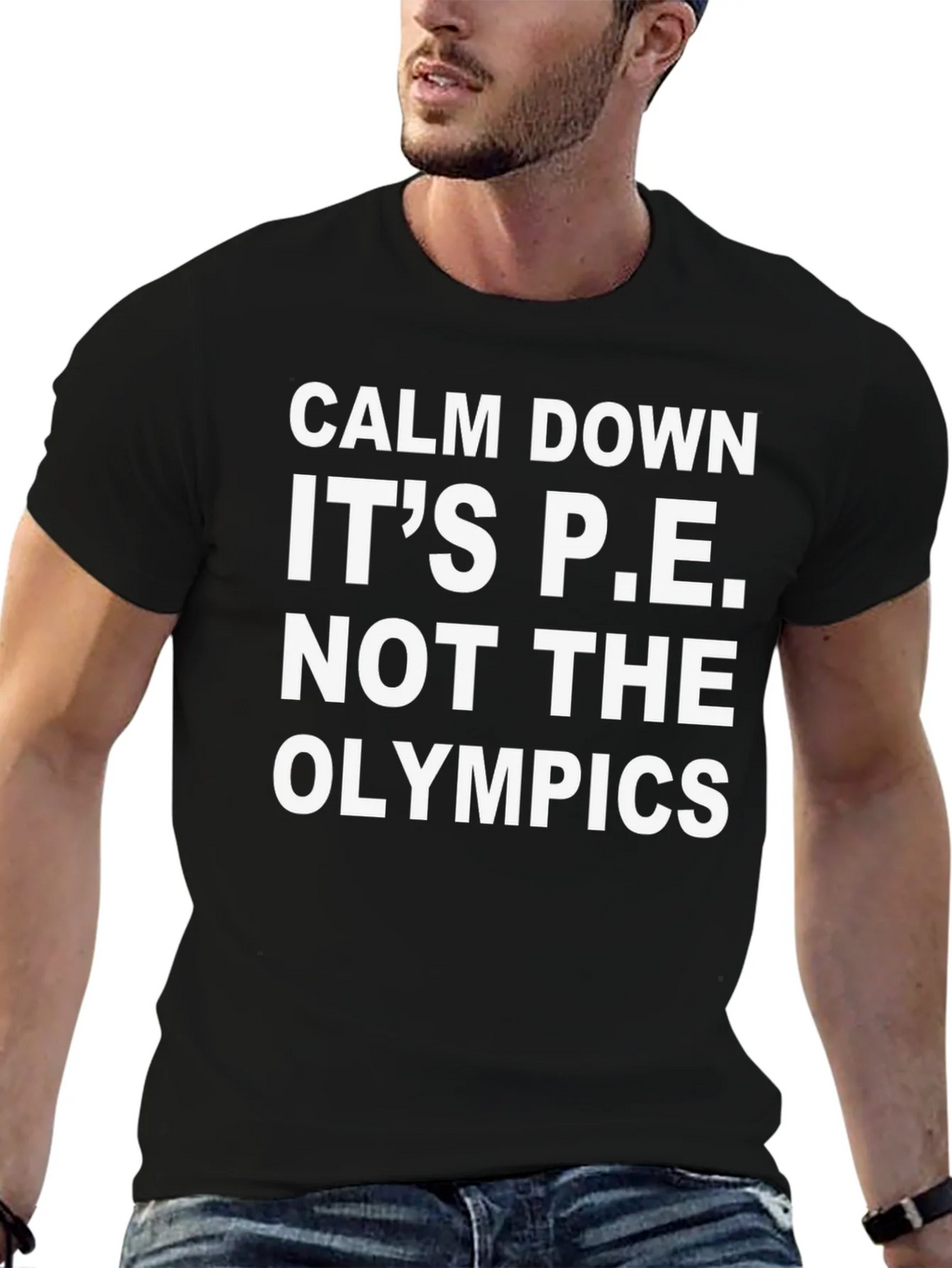 Calm Down Its P.E. T-Shirt product image 6