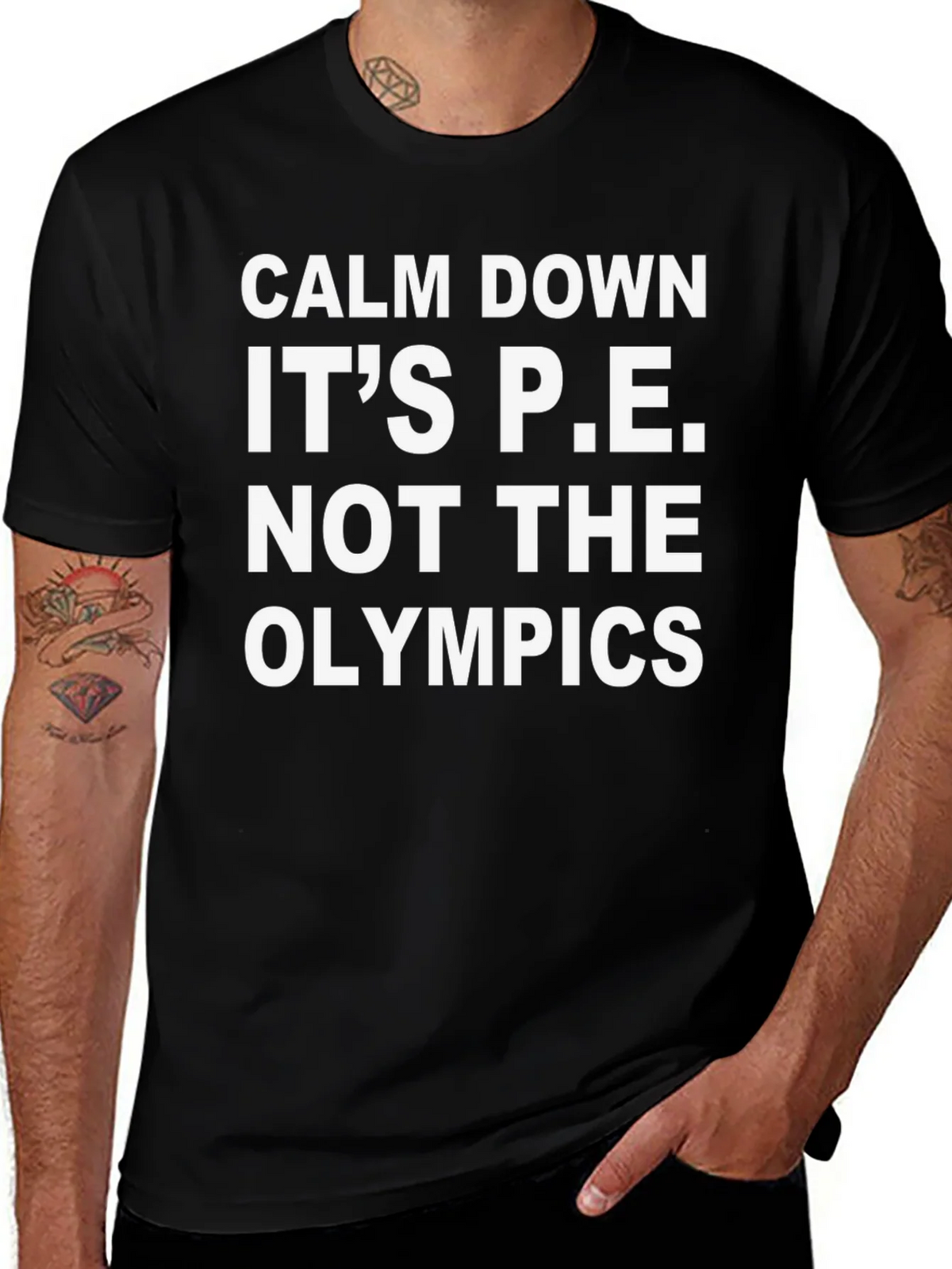 Calm Down Its P.E. T-Shirt product image 1