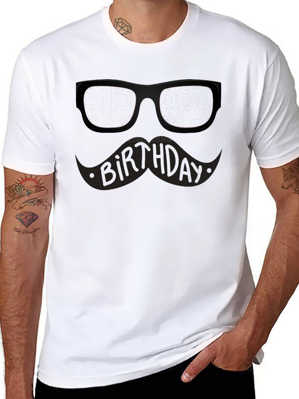 Birthday Mustache T-Shirt product image 7