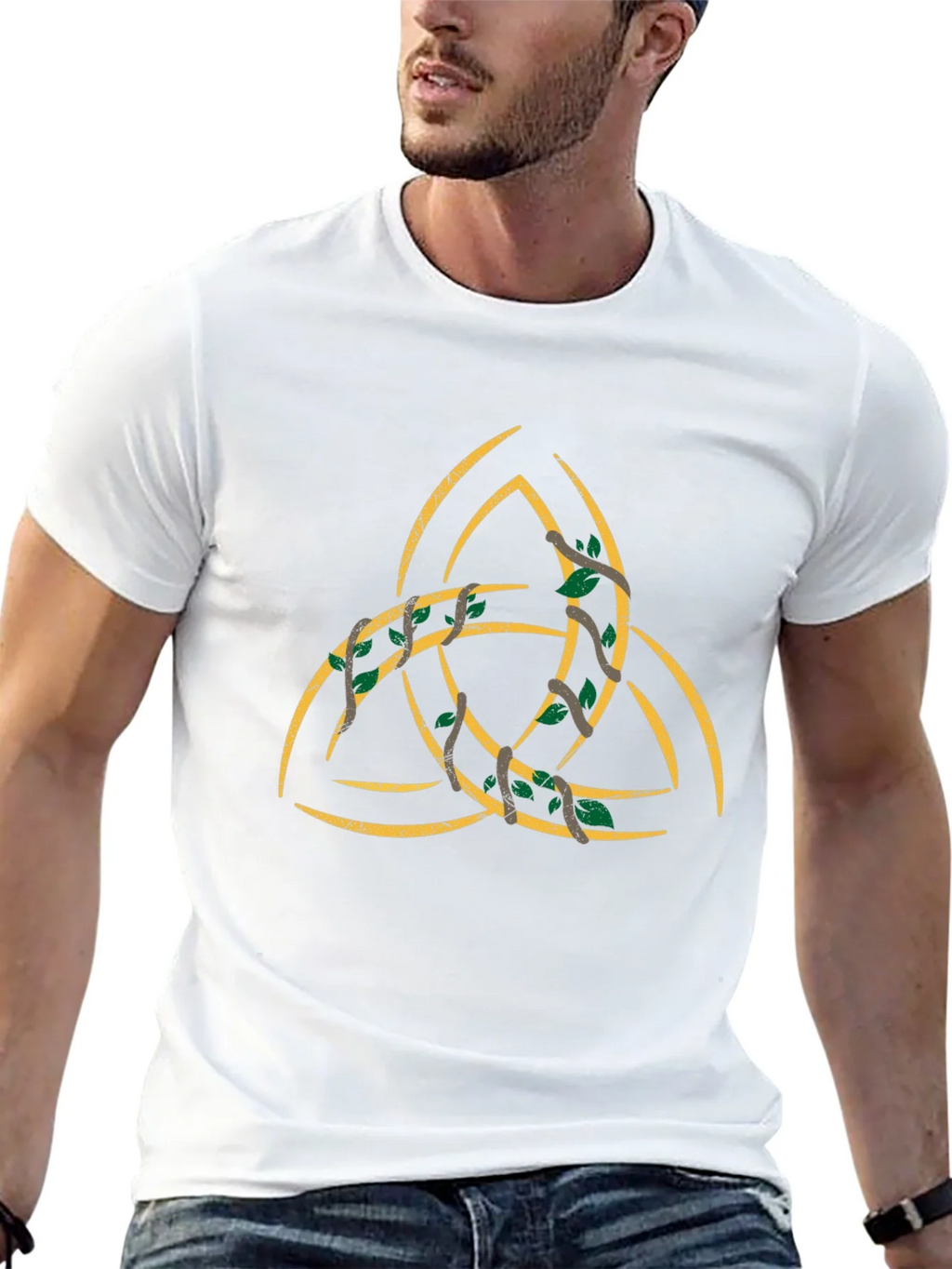 Celtic Knot Tree T-Shirt - Mens Black Graphic Tee product image 12