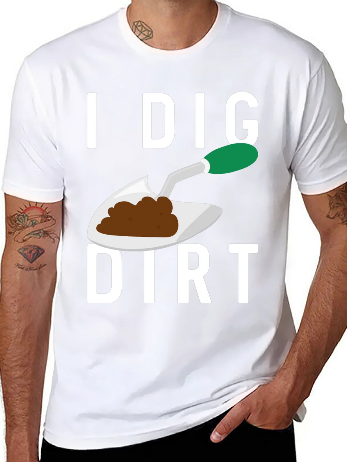 I Dig Dirt T-Shirt Gardening Tee Funny Plant Lover Shirt product image 7