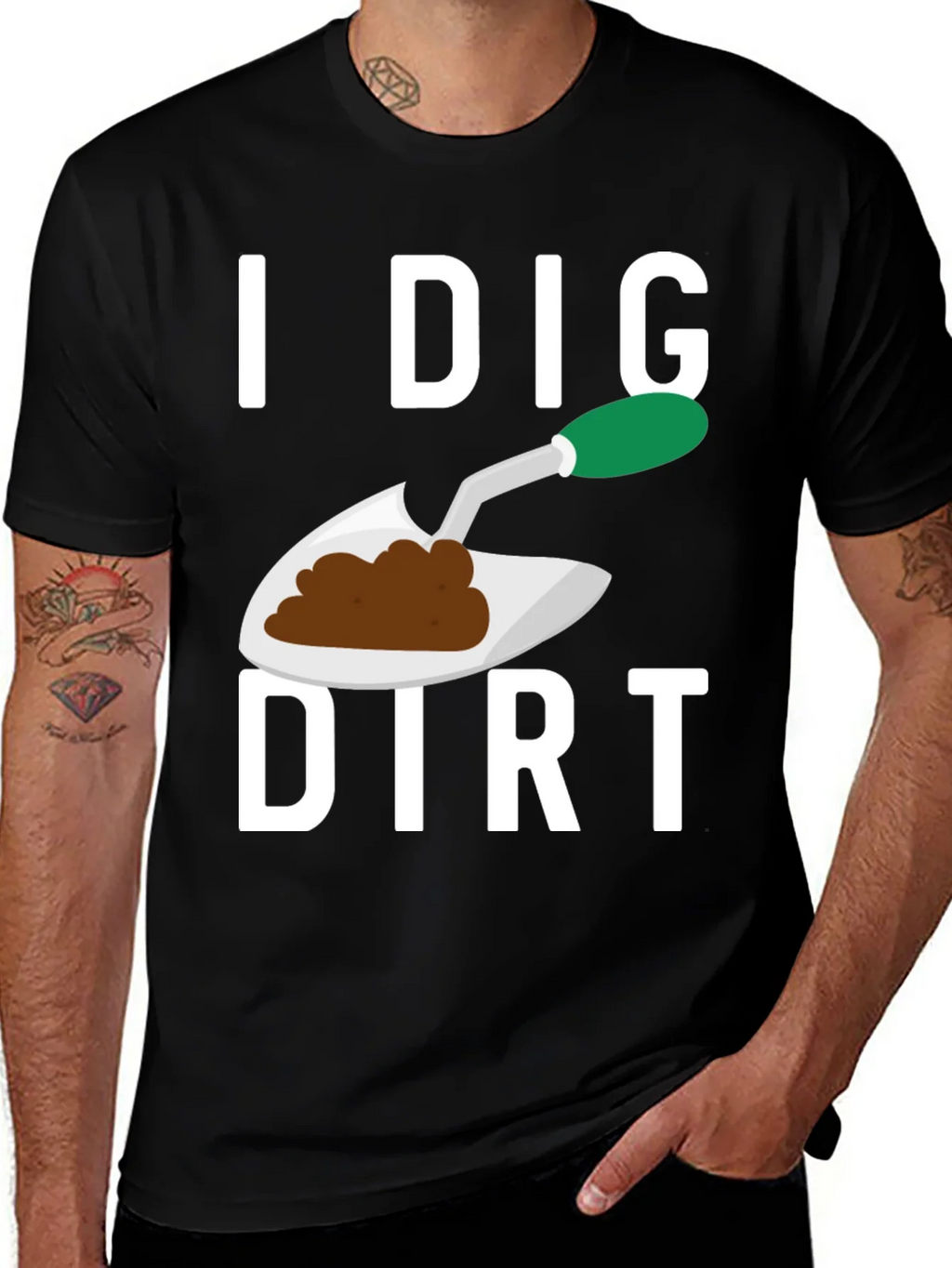 I Dig Dirt T-Shirt Gardening Tee Funny Plant Lover Shirt product image 1