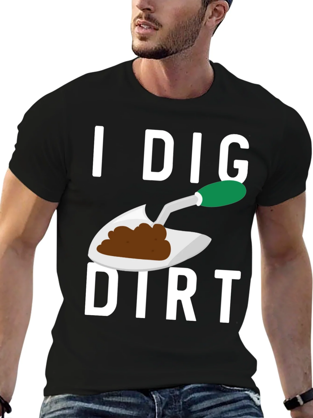 I Dig Dirt T-Shirt Gardening Tee Funny Plant Lover Shirt product image 6