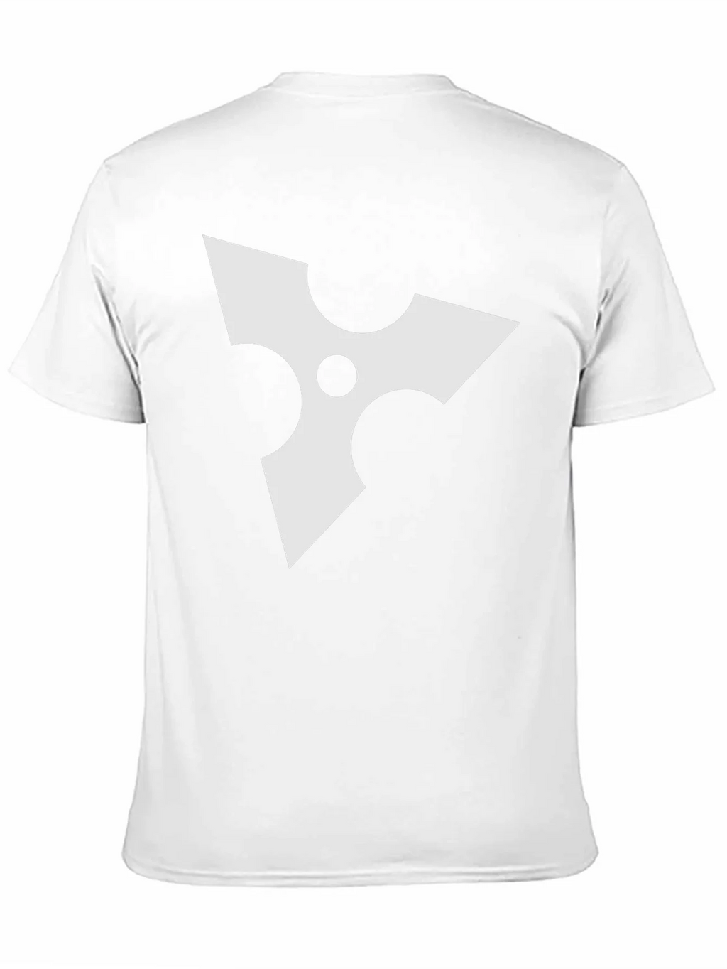 Black Tee with White Ninja Star Graphic product image 10
