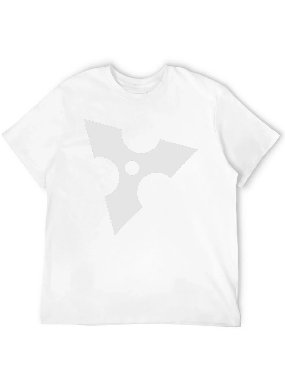 Black Tee with White Ninja Star Graphic product image 11
