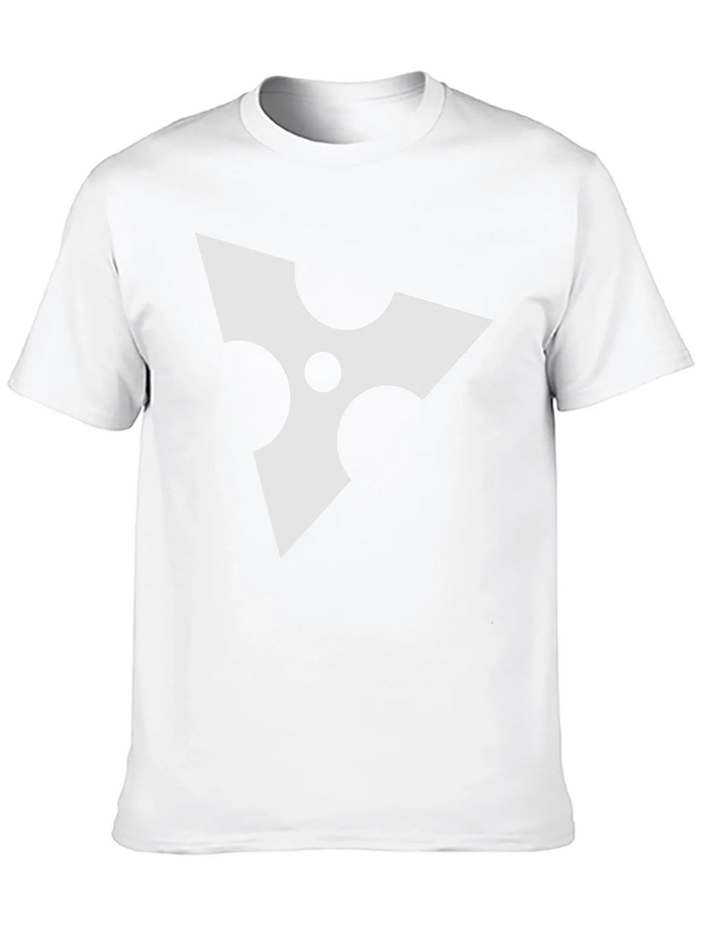 Black Tee with White Ninja Star Graphic product image 9