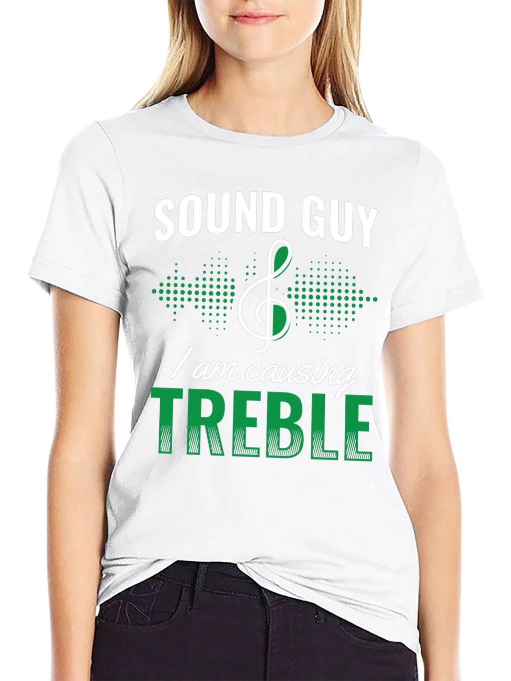 Sound Guy Treble Maker Funny T-Shirt product image 5