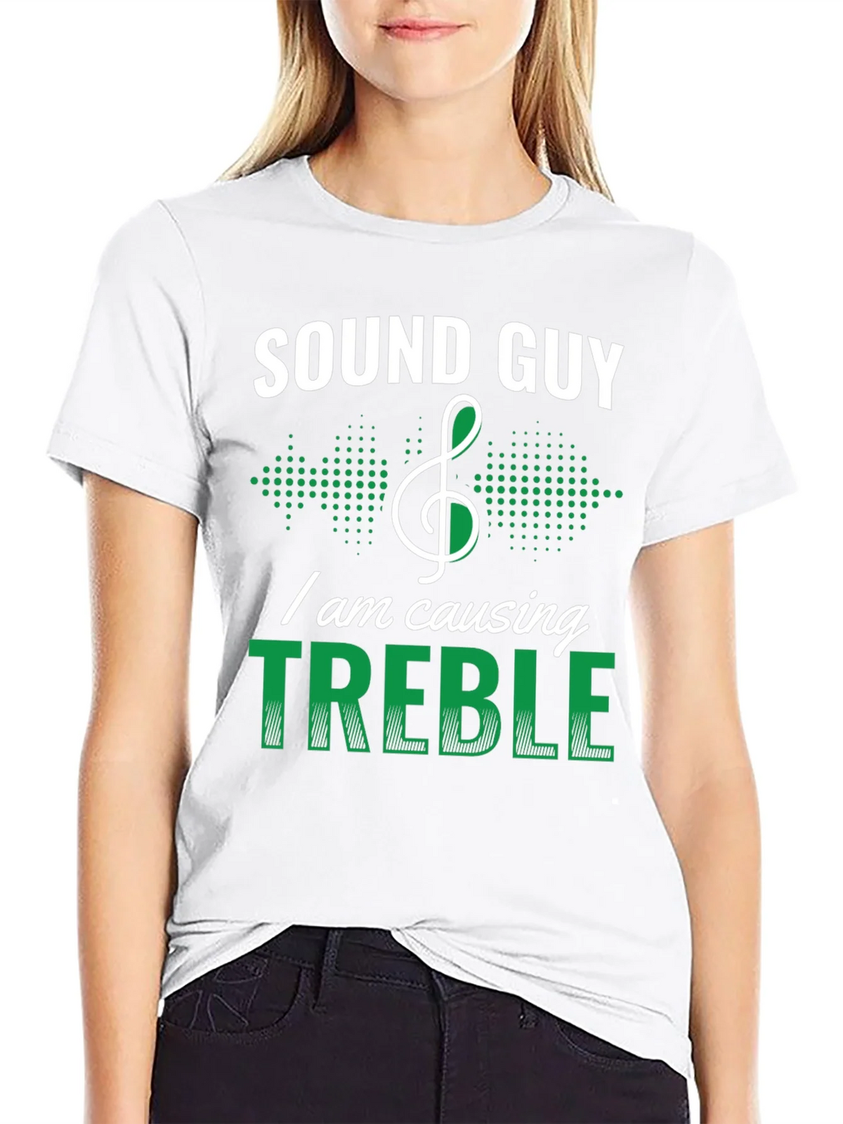 Sound Guy Treble Maker Funny T-Shirt product image 5